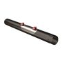Lindab Steel Rod Access Downpipe - 75mm x 1mtr Black