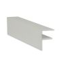 Exitex Aluminium F Section - 25mm x 4mtr White