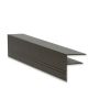 Exitex Aluminium F Section - 16mm x 3mtr Brown
