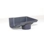Cast Iron Ogee Gutter Right Hand Stopend Outlet - 115mm for 65mm Downpipe Primed