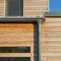 Lindab Steel Gutter Outlet 100mm - 125mm Graphite