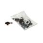 Exitex Fixing Buttons - for 16mm Polycarbonate Sheets Brown - Box of 10