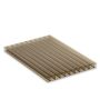 Polycarbonate Sheet Triplewall - 16mm x 600mm x 2mtr Bronze
