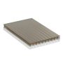 Polycarbonate Sheet Multiwall - 35mm x 1400mm x 2.5mtr Bronze/ Opal