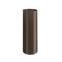 Lindab Steel Sliding Downpipe - 75mm Brown