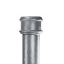 Cast Iron Round Non-Eared Downpipe - Socket On One End - 65mm x 1829mm Primed