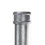 Cast Iron Round Non-Eared Downpipe - Socket On One End - 75mm x 1829mm Primed
