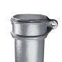 Cast Iron Round Eared Downpipe - Socket Both Ends - 100mm x 1829mm Primed