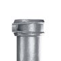 Cast Iron Round Eared Downpipe - Socket On One End - 100mm x 1829mm Primed