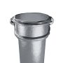 Cast Iron Round Eared Downpipe - Socket On One End - 100mm x 914mm Primed
