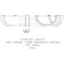 FloPlast Half Round Gutter Angle - 135 Degree x 112mm Grey
