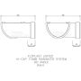 FloPlast Deepflow/ Hi-Cap Gutter Angle - 90 Degree x 115mm x 75mm Grey