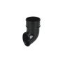FloPlast Round Downpipe Shoe - 68mm Black