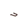 FloPlast Square Downpipe Clip - 65mm Brown