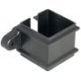 FloPlast Cast Iron Effect Square Downpipe Clip - 65mm