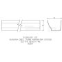 FloPlast Ogee Gutter - 110mm x 80mm x 4mtr Black