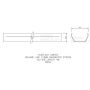 FloPlast Square Gutter - 114mm x 4mtr Black - Pack of 2