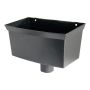 FloPlast Cast Iron Effect Universal Gutter Hopper - Pack of 2