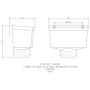 FloPlast Industrial/ Xtraflo Gutter Hopper - 110mm Grey