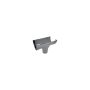FloPlast Deepflow/ Hi-Cap Gutter Running Outlet - 115mm x 75mm Grey