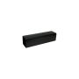 FloPlast Square Downpipe - 65mm x 4mtr Black