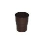 FloPlast Round Downpipe Socket - 68mm Brown