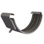 Lindab Steel Gutter Union - 100mm Graphite