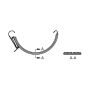 Lindab Steel Gutter Union - 125mm Matte Black