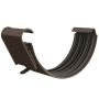 Lindab Steel Gutter Union - 150mm Brown