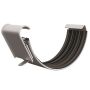 Lindab Steel Gutter Union - 150mm Silver Metallic