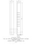 White Fascia Double End Corner Trim - 500mm x 35mm