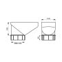 Lindab Drain Trap - 100mm Black