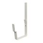 Lindab Rectangular Steel Gutter 210mm Flex-Fit Rafter Bracket - 140mm Antique White