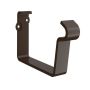 Lindab Rectangular Steel Gutter Fascia Bracket - 140mm Brown