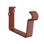 Lindab Rectangular Steel Gutter Fascia Bracket - 140mm Tile Red