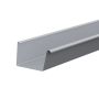 Lindab Magestic Rectangular Steel Gutter - 140mm x 3mtr Galvanised