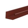 Lindab Rectangular Steel Gutter - 140mm x 3mtr Tile Red