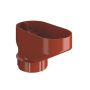 Lindab Steel Drain Trap - 100mm Tile Red