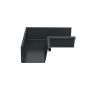 Lindab Rectangular Steel Gutter Internal Angle 90 - 140mm Anthracite Grey