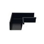 Lindab Rectangular Steel Gutter Internal Angle 90 - 140mm Black