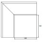 Lindab Rectangular Steel Gutter External Angle 90 - 140mm Coffee Brown