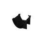 FloPlast Deepflow/ Hi-Cap Gutter Union Bracket - 115mm x 75mm Black