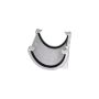 FloPlast Deepflow/ Hi-Cap Gutter Union Bracket - 115mm x 75mm White
