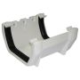 FloPlast Square Gutter Union Bracket - 114mm White