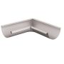 Lindab Steel Gutter Internal Angle 90 - 100mm Silver Metallic