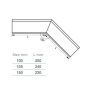 Lindab Steel Gutter External Angle 135 - 125mm Anthracite Metallic
