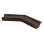 Lindab Steel Gutter External Angle 135 - 125mm Coffee Brown