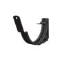 Lindab Steel Gutter Adjustable Fascia Bracket - 100mm Coffee Brown