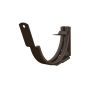 Lindab Steel Gutter Adjustable Fascia Bracket - 125mm Brown