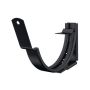 Lindab Steel Gutter Adjustable Fascia Bracket - 125mm Matte Black